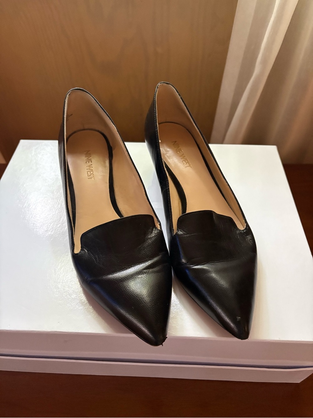 NineWest heeled loafers